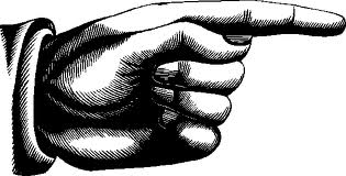 pointing finger